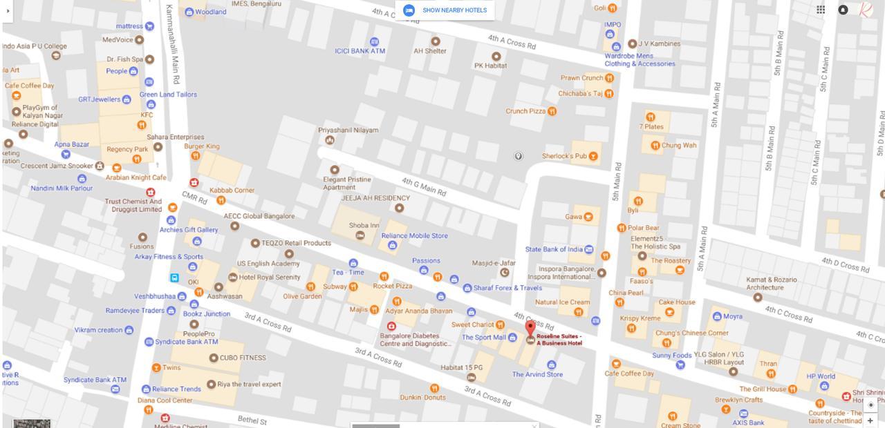 Roseline Suites 班加罗尔 外观 照片